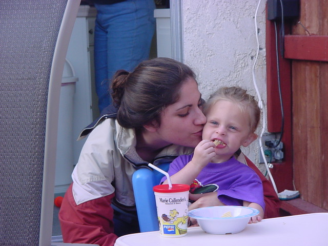 Meagan kisses Chloé